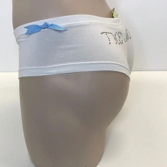 “The Mrs.” Size Small Ribbon Cheeky Panty New with Tags. - Picture 3 of 3